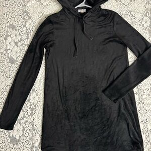 Garage Black Hooded Dress